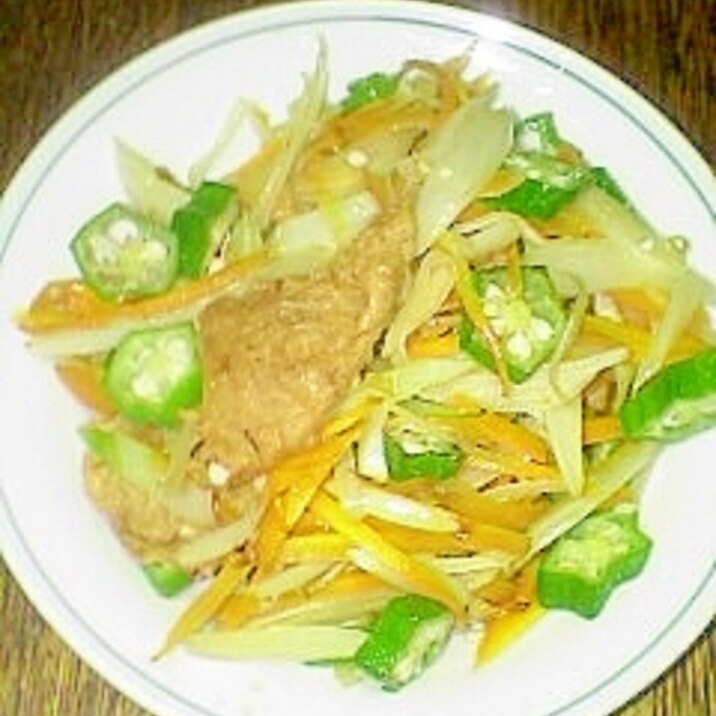 大豆ミートと野菜の炒めものです♪